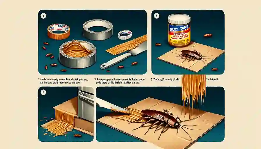 homemade roach bait with peanut butter