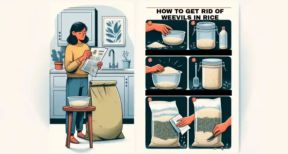 How to get rid of weevils in rice